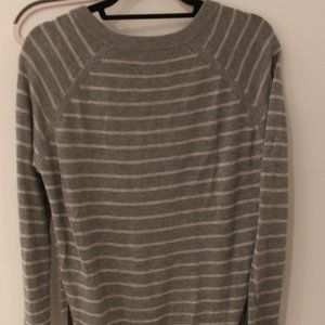 Grey Striped Lululemon sweater